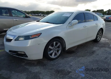 2012 Acura Tl 3.5 из США, поврежденный, VIN 19UUA8F20CA012283